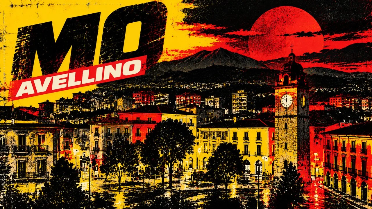 Provincia di Avellino — illustrazione editoriale