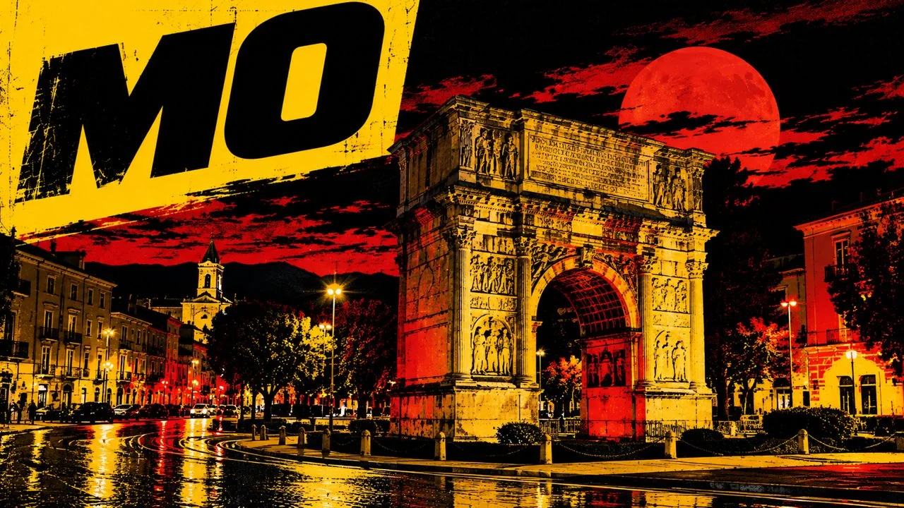 Provincia di Benevento — illustrazione editoriale